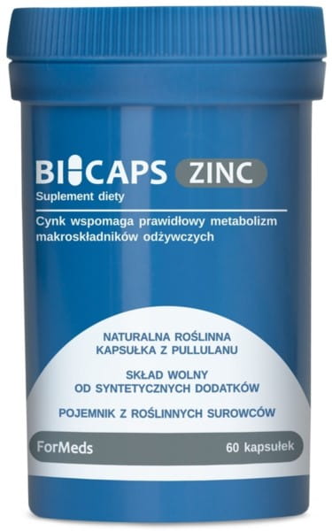 Bicaps Zink 25 MG 60 Kapseln Widerstand FORMEDS - Biogo.de