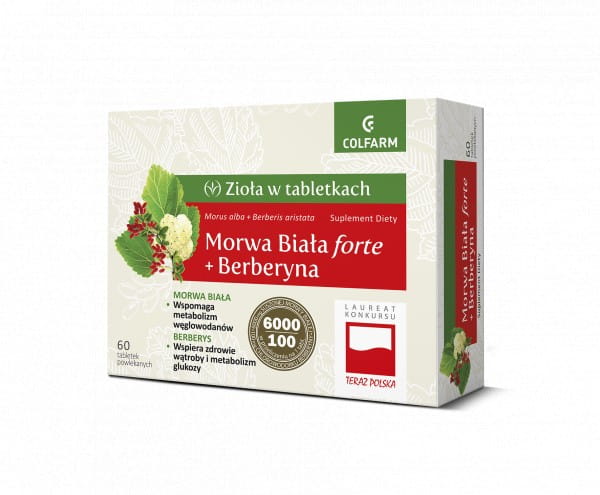 Weiße Maulbeere FORTE plus Berberin 60 Tabletten COLFARM - Biogo.de
