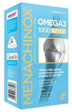 Menachinox OMEGA 3 k2 + D3 30 Kapseln XENICOPHARMA - Biogo.de