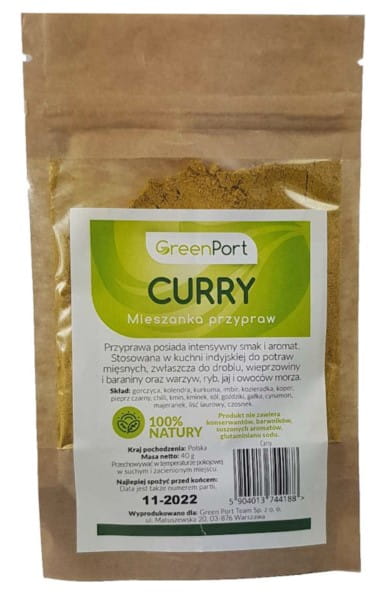 Curry 40 g GRÜNPORT - Biogo.de