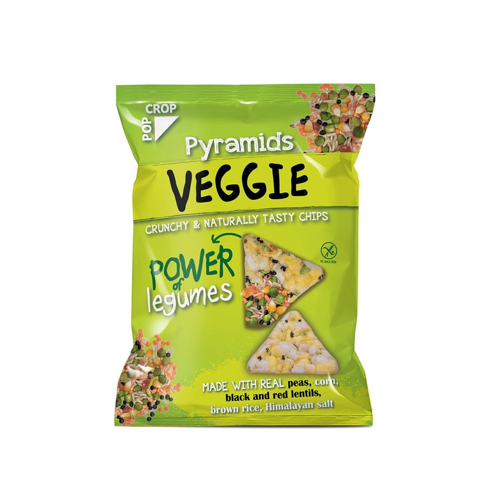 Veggie-Pyramiden ohne Gluten 25 g - POPCROP - Biogo.de