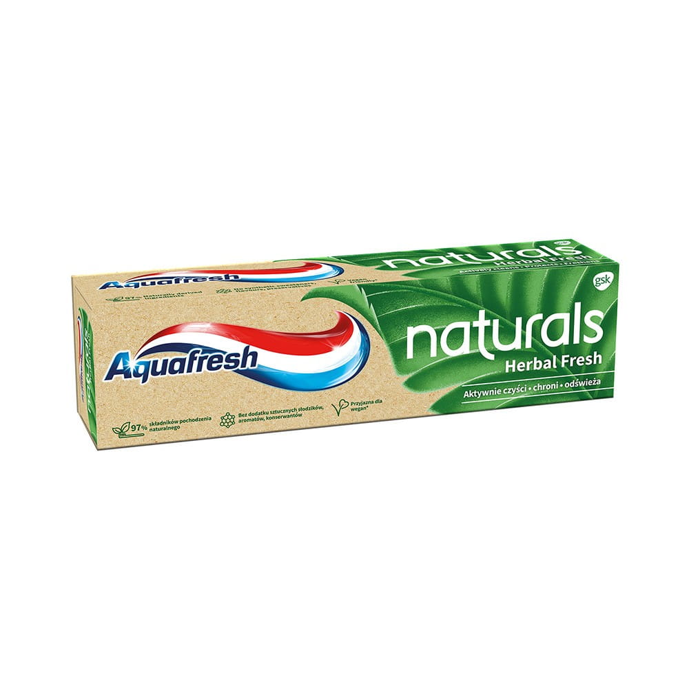 Naturals Kräuterfrische Zahnpasta 75 ml - AQUAFRESH - Biogo.de