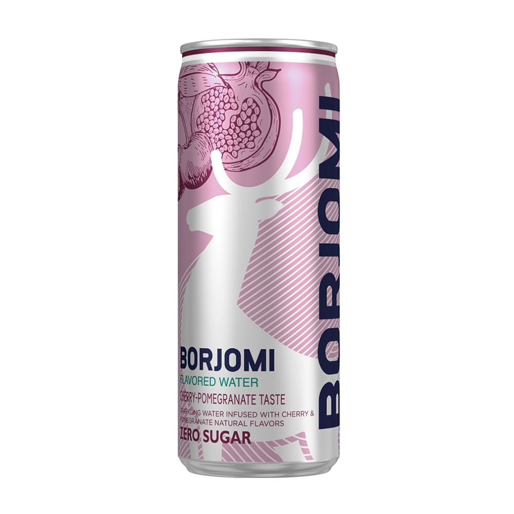 Getränk mit Kirsch- und Granatapfelgeschmack, 330 ml Dose - BORJOMI - Biogo.de