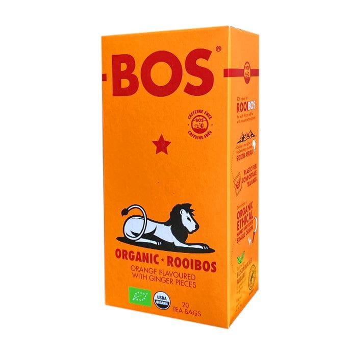 ORANGENGESCHMACK TEE ROOIBOS MIT INGWER BIO (20 x 2,5 g) 50 g - BOS - Biogo.de