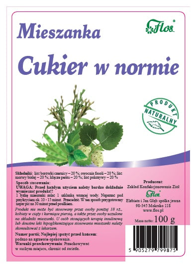 Zuckermischung im Standard 100g FLOS - Biogo.de