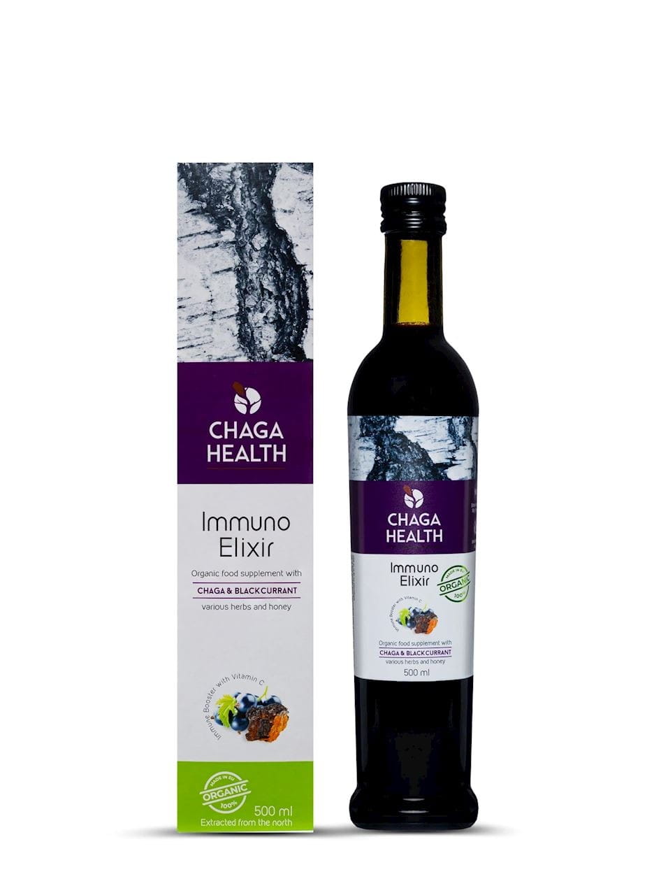 CHAGA IMMUNITÄTSELIXIER MIT SCHWARZER JOHANNISBEERE 250 ml - CHAGA - Biogo.de