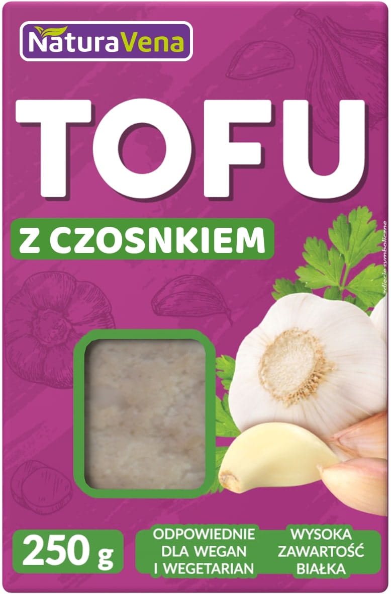 Knoblauch-Tofu-Würfel 250 g - NaturAvena - Biogo.de