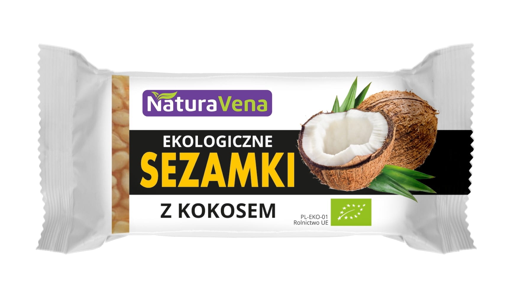 Sesamschoten mit Kokos 27 g Bio NATURAVENA - Biogo.de