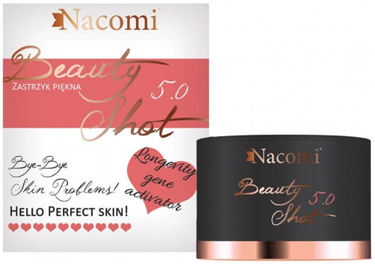 Nacomi Beauty Shot Creme 5.0 50+ in 30ml Flasche, pflegende Gesichtscreme mit Anti-Aging-Effekt, für reife Haut