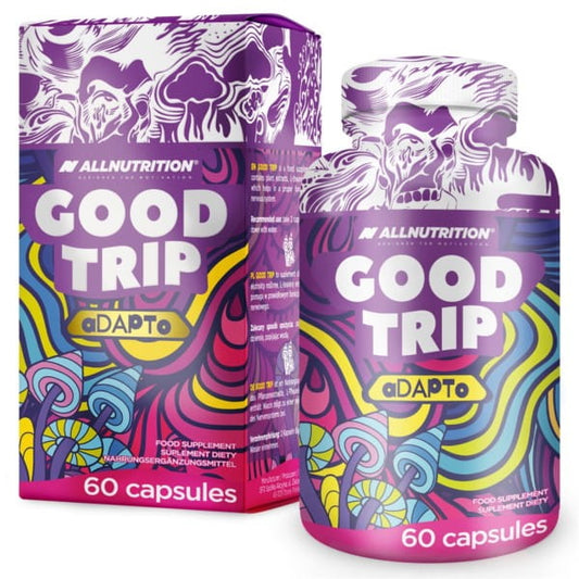Allnutrition Good Trip Kapseln, Nahrungsergänzungsmittel mit 60 Kapseln, für entspannten Schlaf und Wohlbefinden
