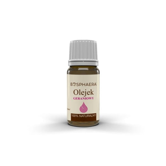 Bosphaera Geranienöl in 10 ml Flasche, natürliches ätherisches Öl mit blumigem Duft, ideal für Aromatherapie und Hautpflege.