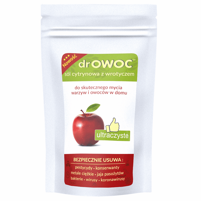 drOWOC citronová sůl s cinobrem na mytí zeleniny a ovoce 300g Main Image