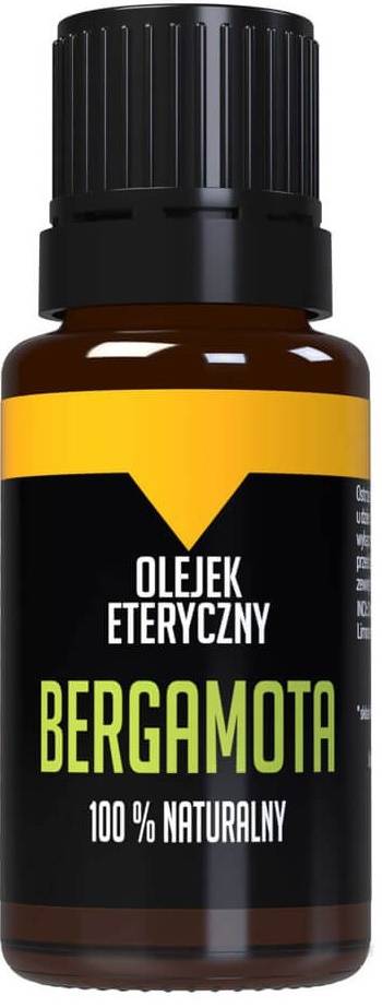 Ätherisches Öl der Bergamotte von Bilovit, 10 ml Flasche, zeigt das Produkt in einer transparenten Flasche mit Etikett.