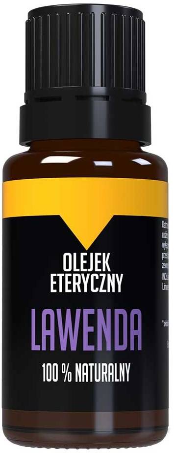 Flasche mit 10ml Bilovit Lavendel ätherisches Öl, dunkle Glasflasche mit Tropfeinsatz, Lavendelöl in einer natürlichen Verpackung