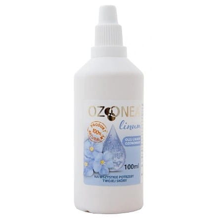 Ozonea Linum 100 ml Tropfer von OZONFIX, mit Tropferflasche für einfache Anwendung, klarer Blick auf das Produkt.