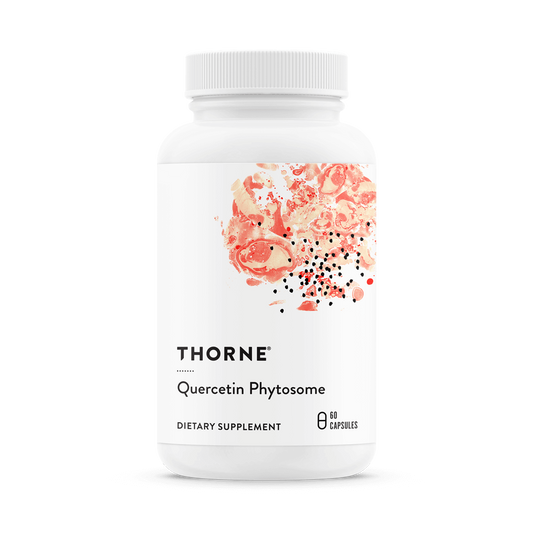 Hochwertige Thorne Research Quercetin Phytosom Kapseln, antioxidative Nahrungsergänzung zur Unterstützung des Immunsystems.