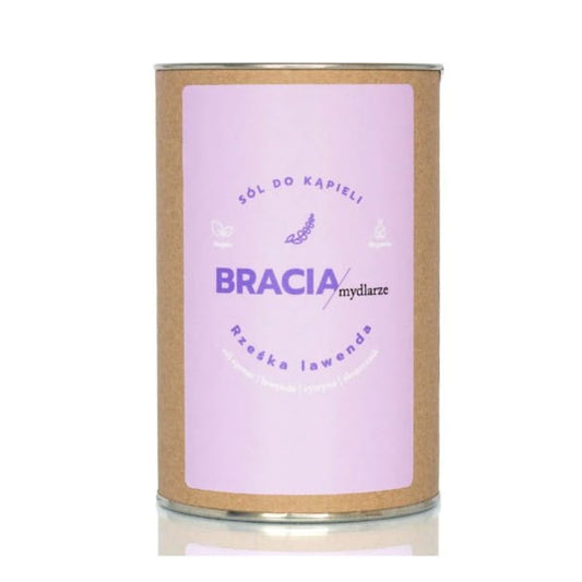 Entspannendes Badezusatz mit Lavendel-Duft von Soap Brothers Badesalz, 300g, in einer eleganten Verpackung