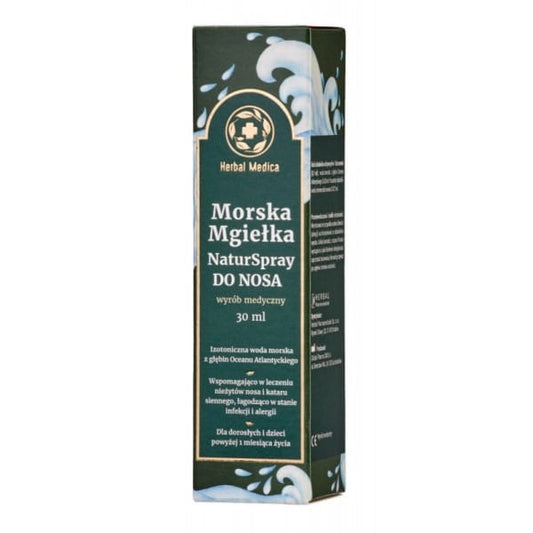 Herbal Medica NaturSpray Nasennebel von HERBAL MONASTERIUM, Sprayflasche mit natürlicher Kräuterformel gegen verstopfte Nasen.