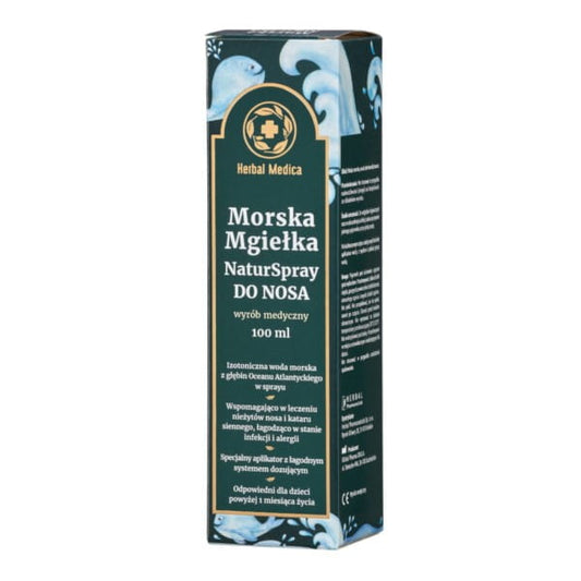 Herbal Medica NaturSpray 100 Meeresspray für die Nase, Nasenspray mit Meersalz von HERBAL MONASTERIUM, für die Nasenpflege