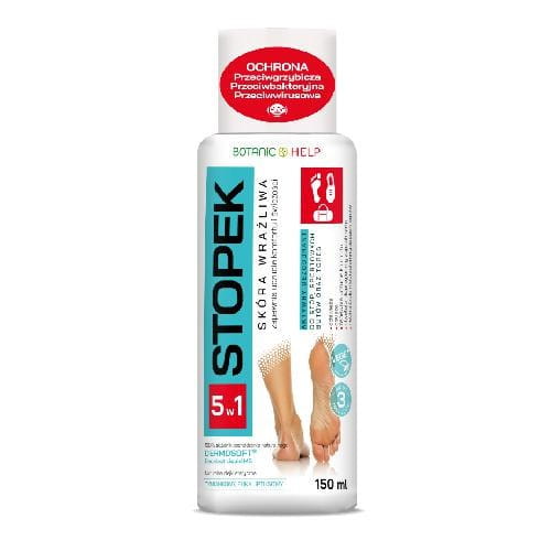 Botanic Help Fuß- und Schuhdeodorant von BIOXON LABORATORIUM in Sprayform, zeigt die Verpackung mit Deodorant-Flasche.