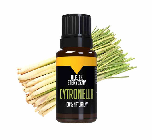 Ätherisches Zitronella-Öl von Bilovit in einer 10-ml-Flasche, naturbelassenes Öl zur Insektenabwehr und Aromatherapie