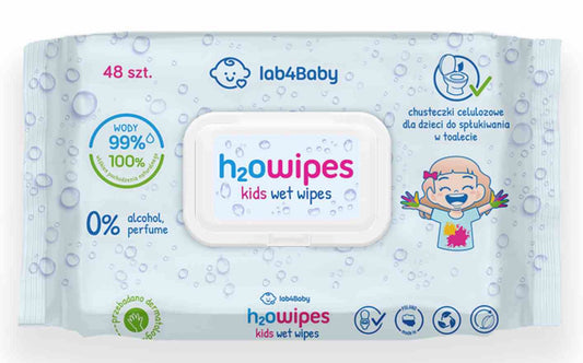 Feuchttücher für Kinder von Alg Pharma, 48 Stück, weiche und feuchte Reinigungstücher für sensible Haut, in einer Packung.