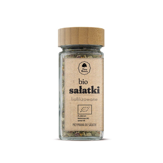 Bio gefriergetrockneter Salatflavour von DARY NATURY in 12 g Verpackung, getrockneter Kräuter- und Salatgeschmack