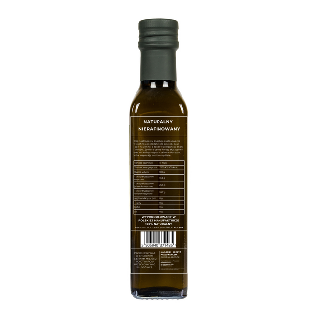 ठंडे दबाए गए कांटेदार बीजों का तेल 250ml ZIELARZPOLSKI.PL Main Image