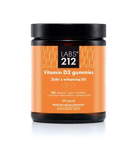 Vitamin D3 Gele von Labs212, 60 weiche Vitamin D3 Kapseln in praktischer Packung, für gesunde Knochen und Immunsystem