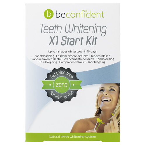 BeConfident Zahnweiß-Starterkit mit 10 ml, inklusive Aufbewahrungsbox für hellere Zähne und strahlendes Lächeln.