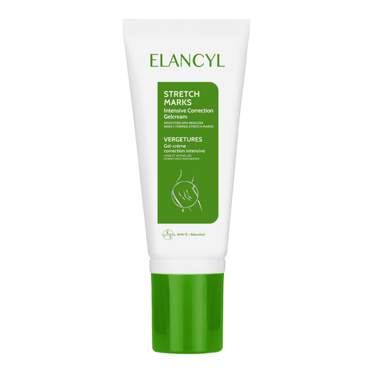 Elancyl Dehnungsstreifen Intensiv-Gel-Creme in 75ml, feuchtigkeitsspendend und hautglättend, für die Korrektur von Dehnungsstreifen.