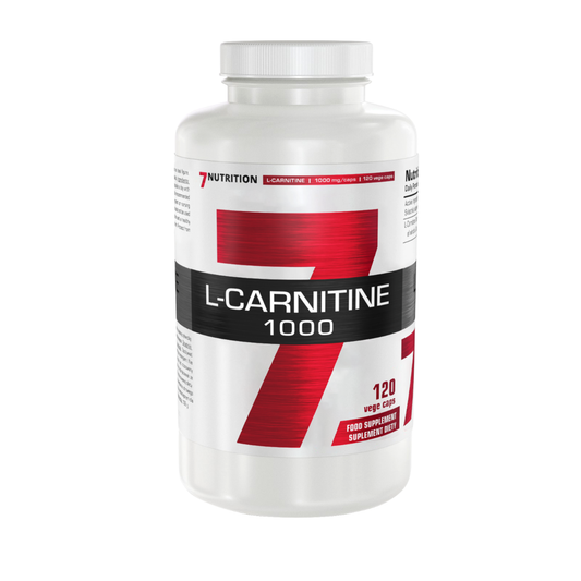L-Carnitin 1000 von 7Nutrition in 120 pflanzlichen Kapseln, gesundheitsförderndes Nahrungsergänzungsmittel, naturbelassen