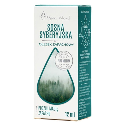 Vera Nord Sibirisches Kiefernöl in 10 ml Flasche, naturbelassenes Öl mit Kiefernaroma, für Aromatherapie und Wellness.