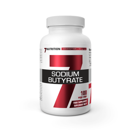 BioGo 7Nutrition Natriumbutyrat 580mg in 100 pflanzlichen Kapseln, natürliche Nahrungsergänzung für Darm und Gesundheit