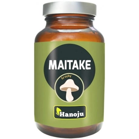 Hanoju Maitake-Extrakt 30%, 400 mg, in Kapseln, biologisch, für das Immunsystem, Verpackung mit 90 Kapseln, BIOGO.PL
