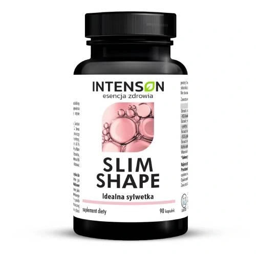 Intenson Slim Shape 90 Kapseln, braune Kapseln in einer Packung, Nahrungsergänzungsmittel für eine schlanke Figur.