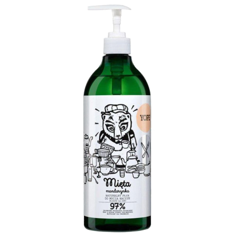 Natürliches Geschirrspülmittel Minze und Mandarine 750 ml - YOPE - Biogo.de