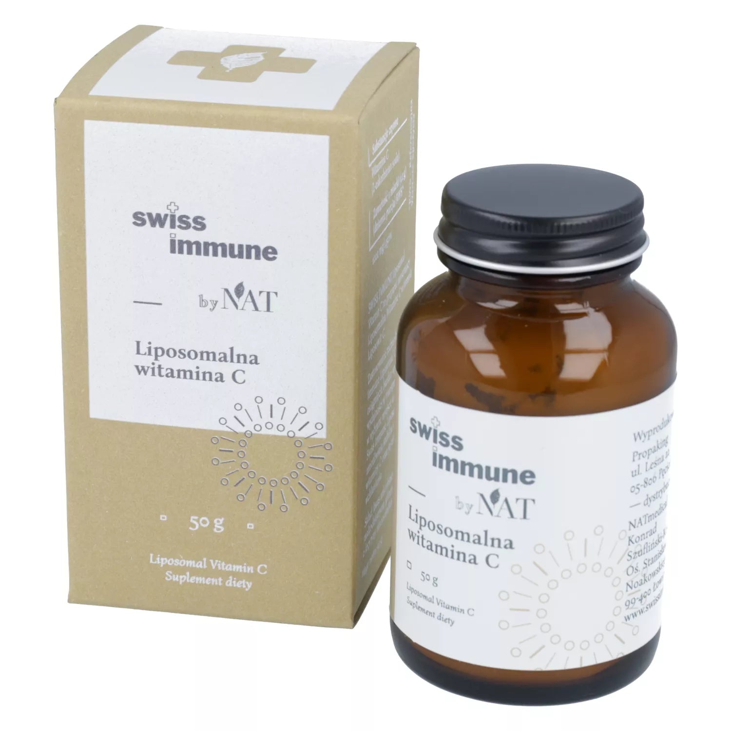 Liposomales Vitamin C Pulver 50g (45 Tage) swiss immune NAT - Biogo.de