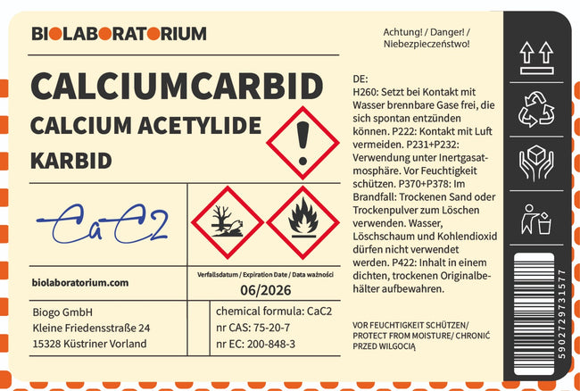 Vápenatý karbid BIOLABORATORIUM 5 kg Main Image