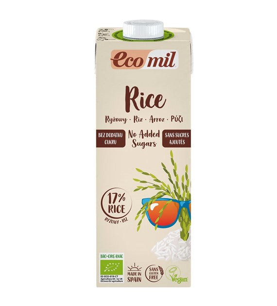 Bebida de arroz sin gluten BIO 1000 ml ECOMIL