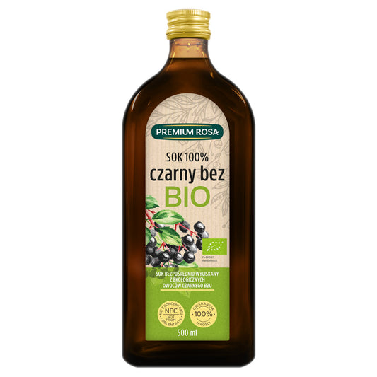 Schwarz ohne Saft 100% BIO zuckerfrei 500ml PREMIUM ROSA - Biogo.de