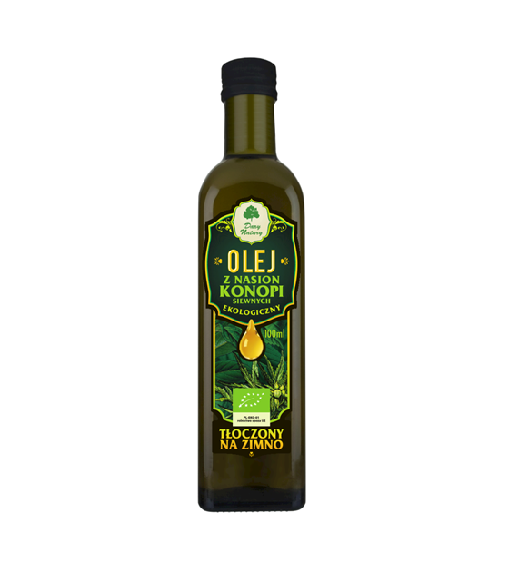 Kaltgepresstes Hanfsamenöl BIO 100ml DARY NATURY - Biogo.de