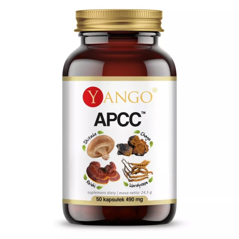 Apcc ™ Reishi Kordyceps Shitake Chaga 50 Kapseln YANGO - Biogo.de