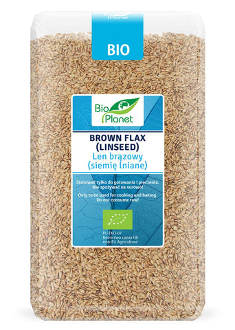 Brauner Flachs (Leinsamen) BIO 1 kg - BIO PLANET