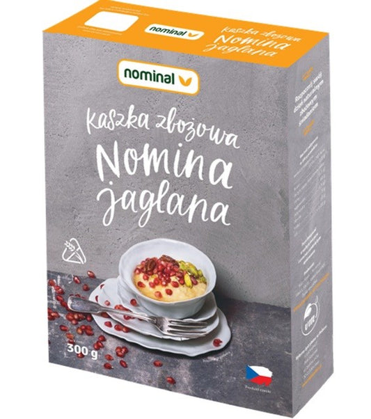 Glutenfreier Hirsebrei von Biogo.de, 300 g, cremige Textur, ideal für glutenfreie Ernährung, in Packung sichtbar