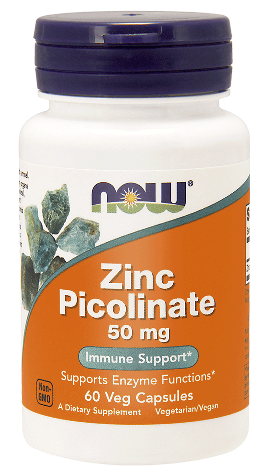 Zinkpicolinat 50mg 60 vcaps. - NOW FOODS Zinkpicolinat - Biogo.de