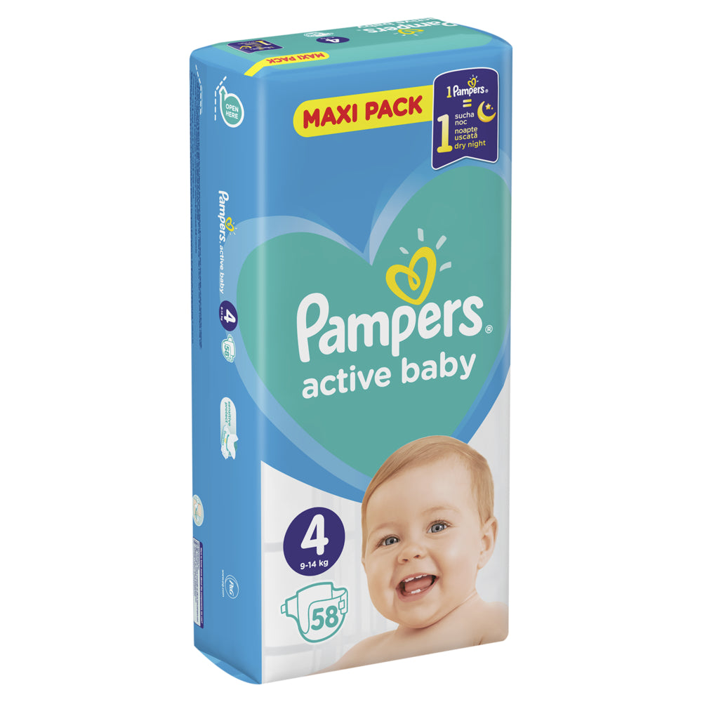 Faol Babywindeln O‘lcham 4 Pampers 58 dona