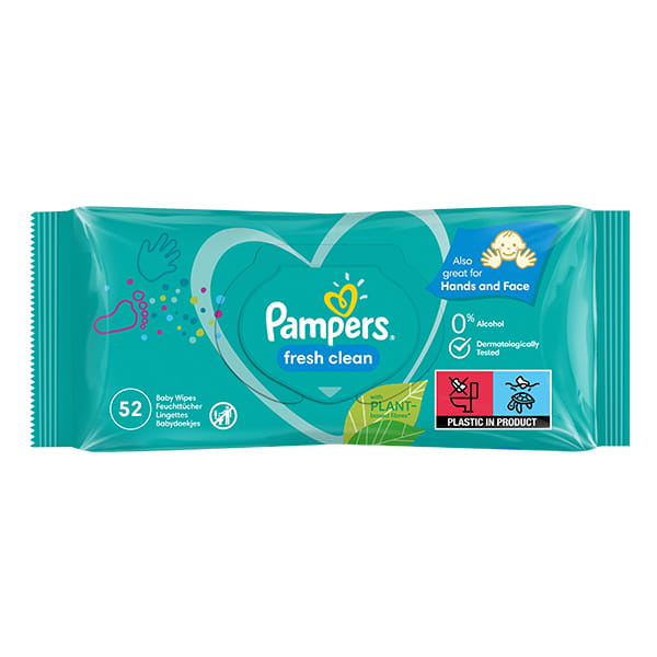 Șervețele Fresh Clean Pampers 52 buc