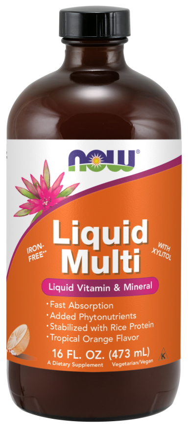 Tekutý Multi - Multivitamin 473 ml NOW FOODS Doplňkový obrázek produktu