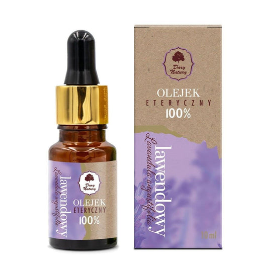 Ätherisches Öl von DARY NATURY, Lawende, 10 ml Flasche mit ätherischem Lavendelöl, natürlicher Inhaltsstoff, entspannender Duft